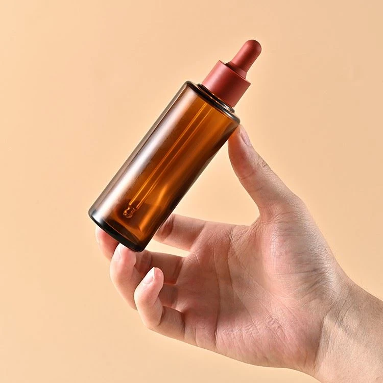 luxury glass dropper bottle with pipette