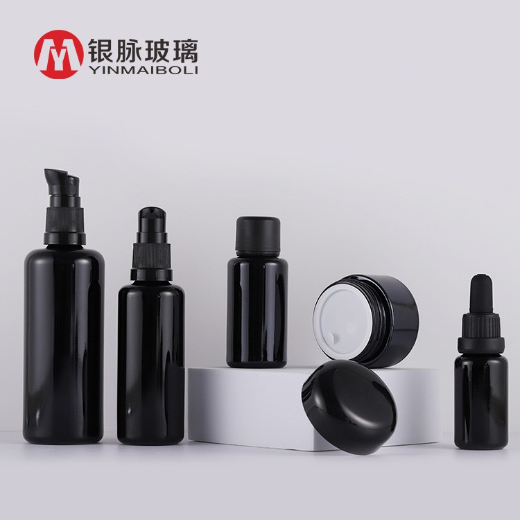 Black Essential Oil Bottles