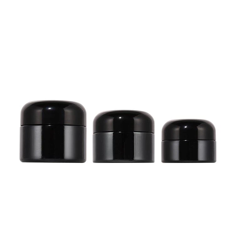 glass jars with lids cosmetics